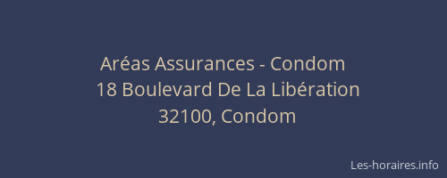 Aréas Assurances - Condom