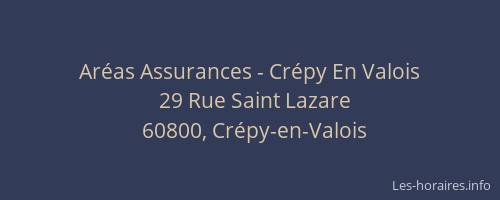 Aréas Assurances - Crépy En Valois