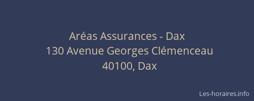 Aréas Assurances - Dax