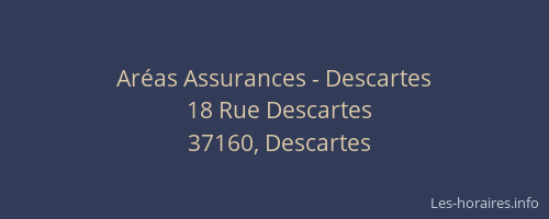 Aréas Assurances - Descartes