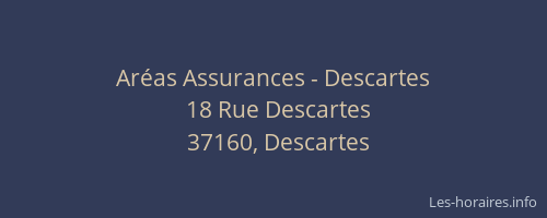 Ar&eacute;as Assurances - Descartes