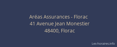 Aréas Assurances - Florac