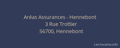 Ar&eacute;as Assurances - Hennebont
