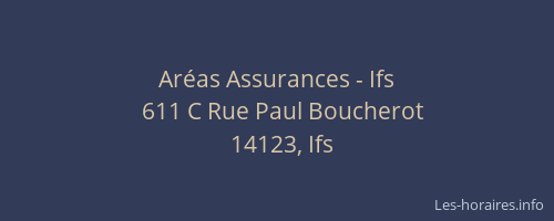 Ar&eacute;as Assurances - Ifs