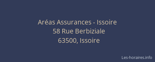 Ar&eacute;as Assurances - Issoire