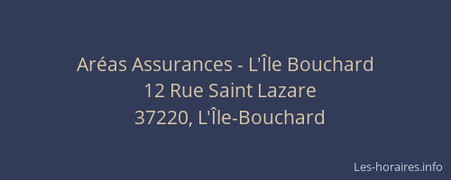 Aréas Assurances - L'Île Bouchard