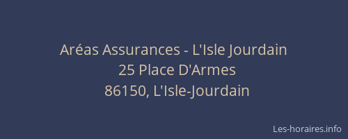 Ar&eacute;as Assurances - L'Isle Jourdain
