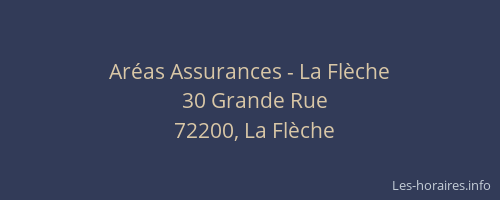 Aréas Assurances - La Flèche