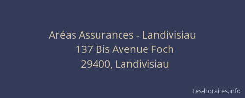 Ar&eacute;as Assurances - Landivisiau