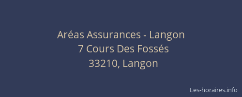 Aréas Assurances - Langon