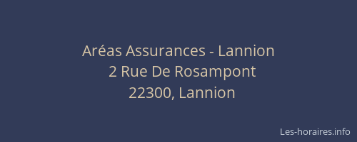 Aréas Assurances - Lannion