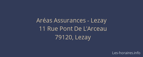 Aréas Assurances - Lezay