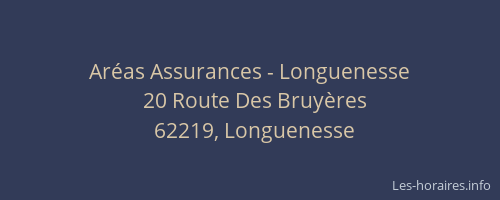Ar&eacute;as Assurances - Longuenesse