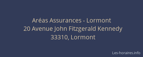 Ar&eacute;as Assurances - Lormont