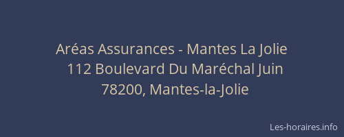 Ar&eacute;as Assurances - Mantes La Jolie