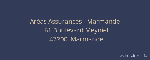 Aréas Assurances - Marmande