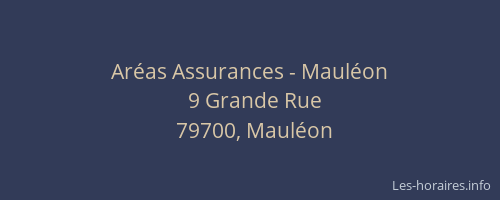 Aréas Assurances - Mauléon