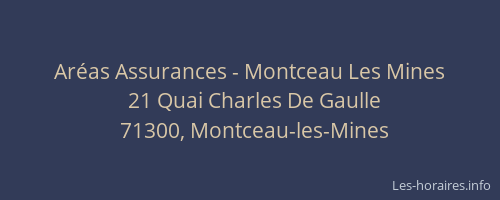 Ar&eacute;as Assurances - Montceau Les Mines