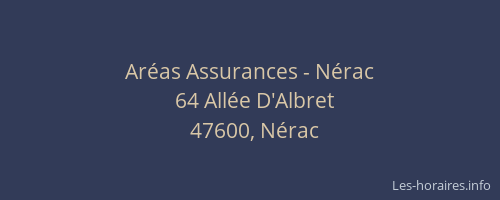 Aréas Assurances - Nérac