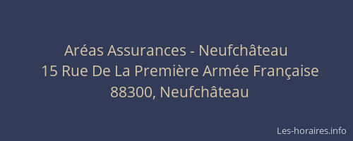 Aréas Assurances - Neufchâteau