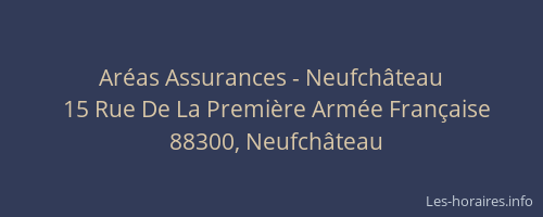 Ar&eacute;as Assurances - Neufch&acirc;teau