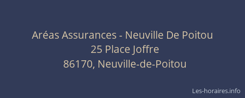 Aréas Assurances - Neuville De Poitou