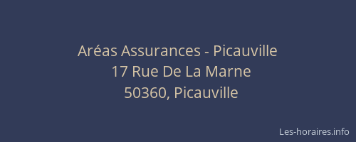Ar&eacute;as Assurances - Picauville