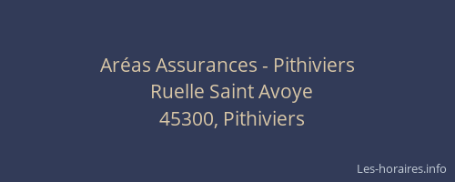 Aréas Assurances - Pithiviers