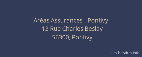 Ar&eacute;as Assurances - Pontivy
