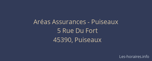 Ar&eacute;as Assurances - Puiseaux