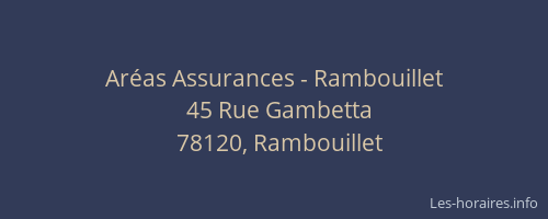 Aréas Assurances - Rambouillet
