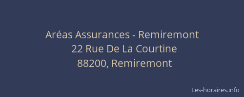 Ar&eacute;as Assurances - Remiremont