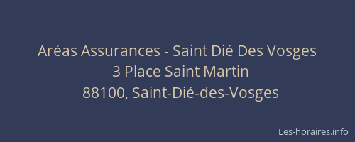 Aréas Assurances - Saint Dié Des Vosges