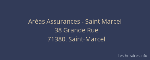 Aréas Assurances - Saint Marcel