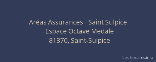 Aréas Assurances - Saint Sulpice