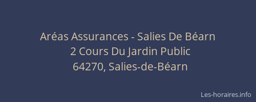 Aréas Assurances - Salies De Béarn
