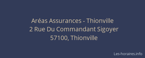 Ar&eacute;as Assurances - Thionville