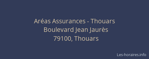 Ar&eacute;as Assurances - Thouars