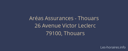 Aréas Assurances - Thouars
