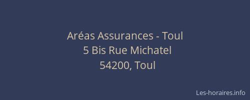 Ar&eacute;as Assurances - Toul