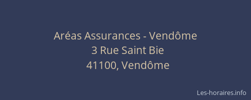 Ar&eacute;as Assurances - Vend&ocirc;me