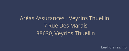Ar&eacute;as Assurances - Veyrins Thuellin