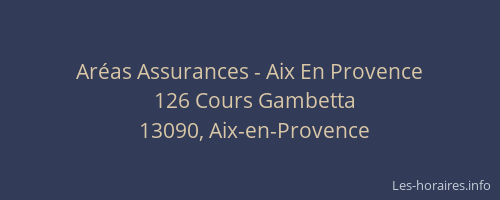 Aréas Assurances - Aix En Provence