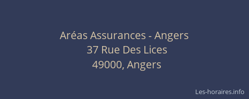Aréas Assurances - Angers