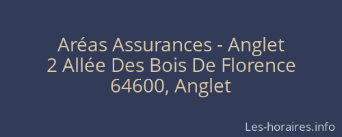Aréas Assurances - Anglet