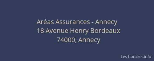 Aréas Assurances - Annecy