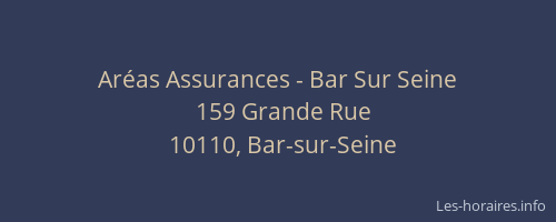 Aréas Assurances - Bar Sur Seine