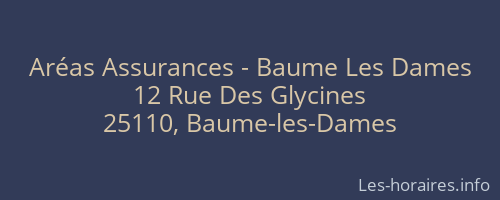 Aréas Assurances - Baume Les Dames