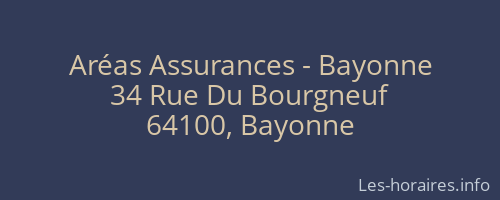 Aréas Assurances - Bayonne