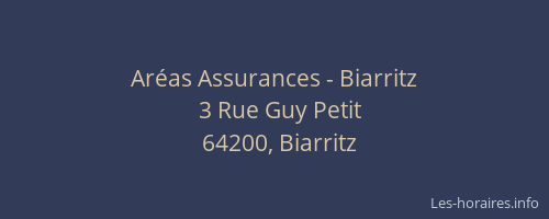 Aréas Assurances - Biarritz